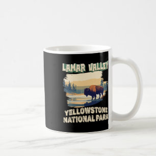 Lamar Valley Yellowstone National Park Bison Wande Kaffeetasse