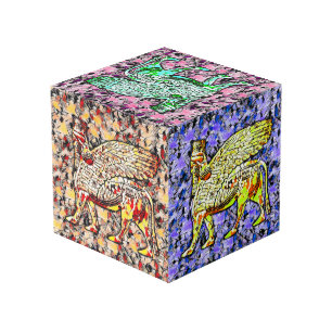 Lamassu Artwork Foto Cube Würfel