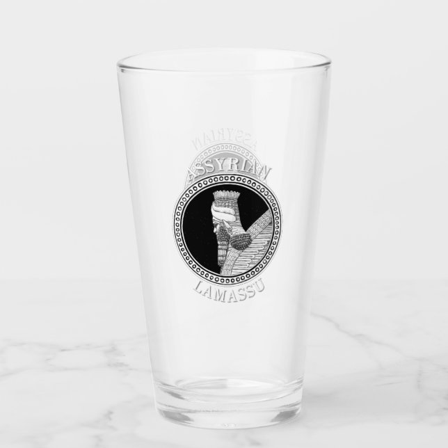 Lamassu-Logo-Glas-Cup Glas (Vorderseite)