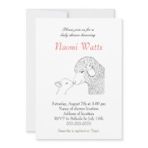 Lamb Babydusche Einladung Christliche Babydusche