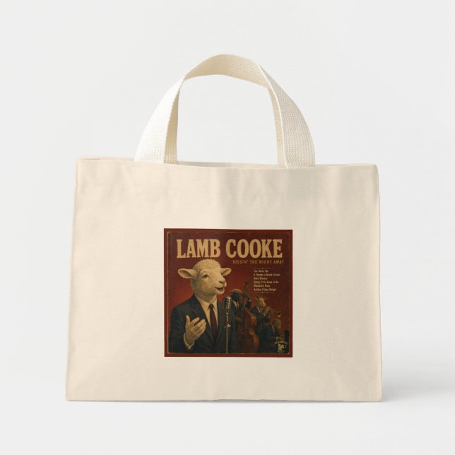 Lamb Cooke Album: eine Parodie Mini Stoffbeutel (Vorne)
