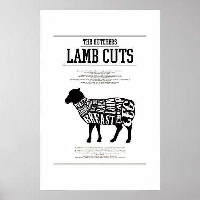 LAMB CUTS, POSTER (Vorne)