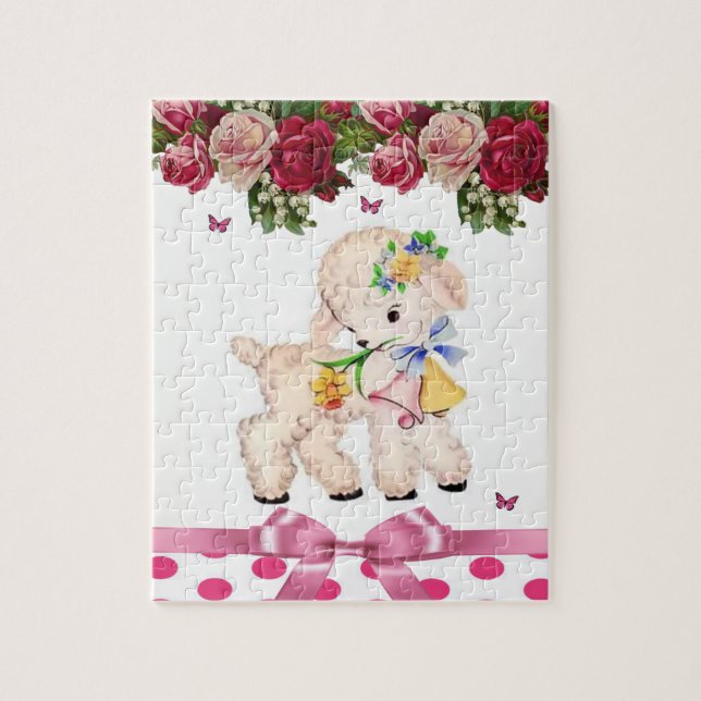 Lamb Decorative Jigsaw Puzzle (Vertikal)