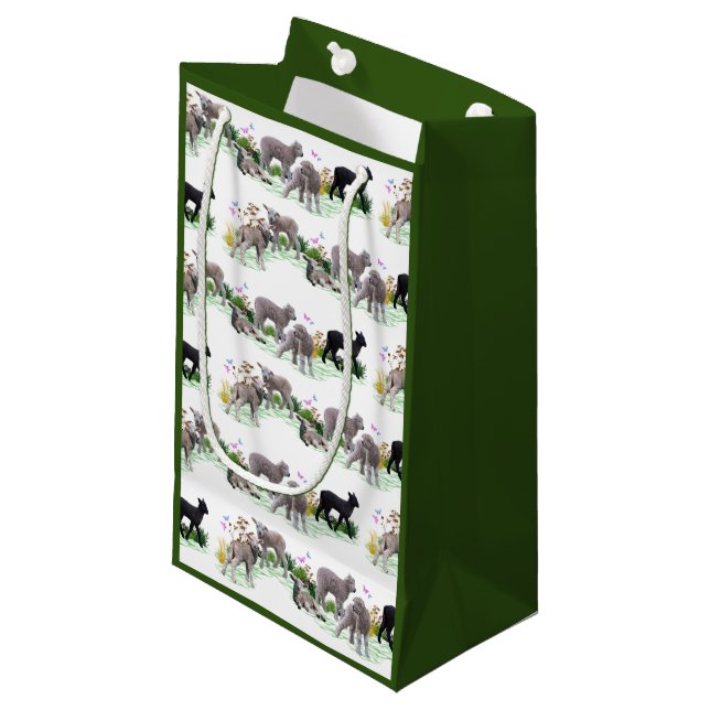 Lamb Meadow Geschenktasche Kleine Geschenktüte (Vorderseite Schrägansicht)