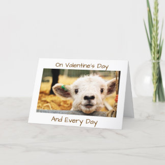 LAMB SAGT "I LIEBE YOU" VALENTINE CARD FEIERTAGSKARTE