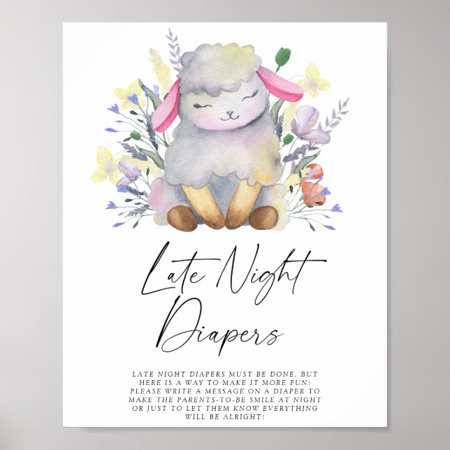 Lamb - Spätes Nachttauchspiel Poster (Vorne)