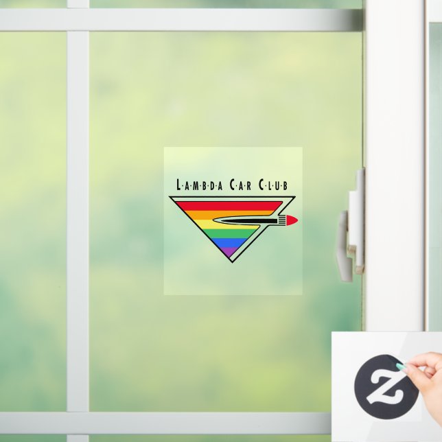 Lambda Car Club Logo-Fensteraufkleber Fensteraufkleber (Zuhause)