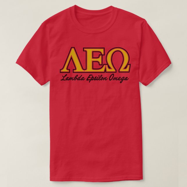 Lambda Epsilon Omega 1 T-Shirt (Design vorne)
