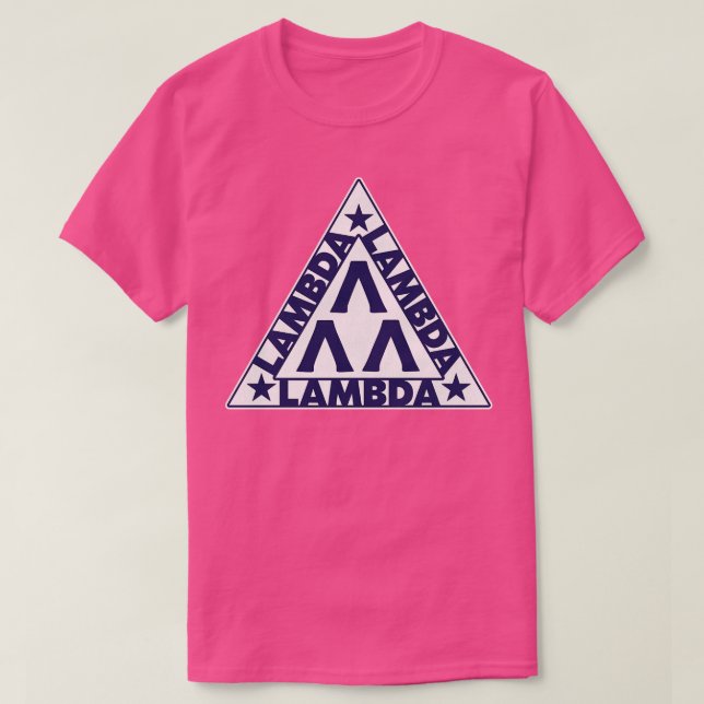 LAMBDA LAMBDA Triangle Symbol T-Shirt (Design vorne)
