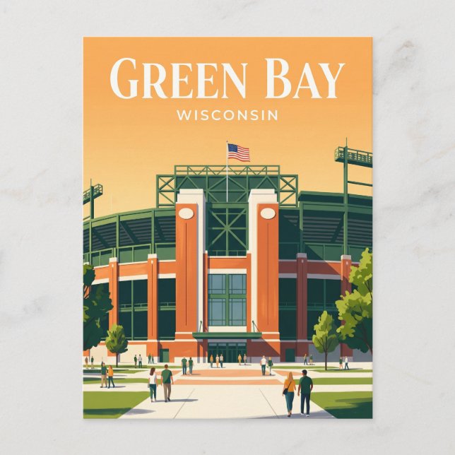 Lambeau Field USA Postkarte (Vorderseite)