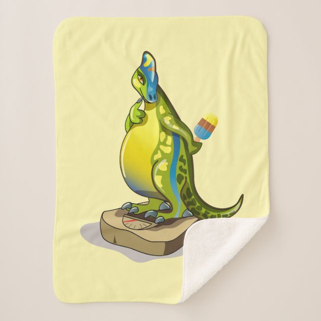 Lambeosaurus Stehend auf Gewichtsskala. Sherpadecke (Vorderseite)