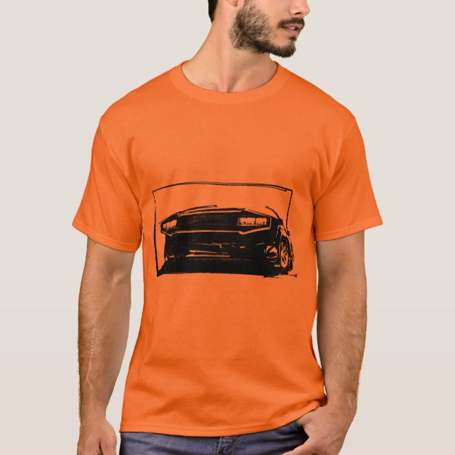 Lambo LP400 Grafiktee T-Shirt (Vorderseite)