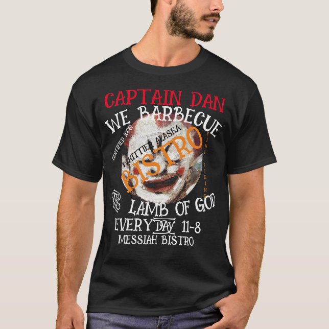 Lambof God Bistro Open's AK Alaska Pilgerfahrt T-Shirt (Vorderseite)
