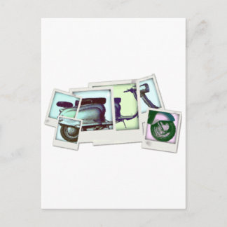 Lambretta-Foto Postkarte