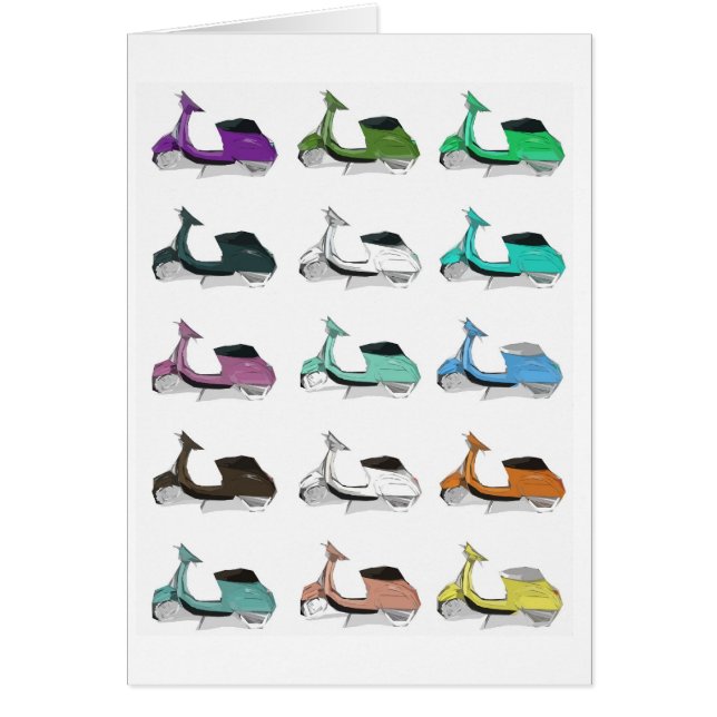 Lambretta Pop-Kunst (Vorne)