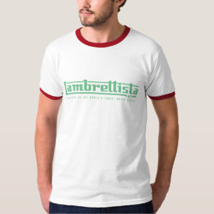 Lambrettista grüner alte Schultext-T - Shirt