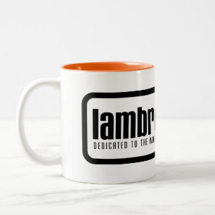 Lambrettista Logo-Tasse Zweifarbige Tasse