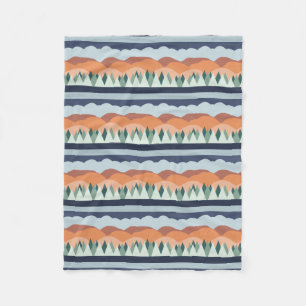 Lamdscape-neutrales Muster der Wüste Fleecedecke