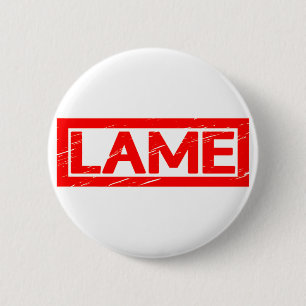 Lame Briefmarke Button