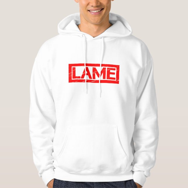 Lame Briefmarke Hoodie (Vorderseite)