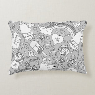 Lamellenmuster 4 dekokissen