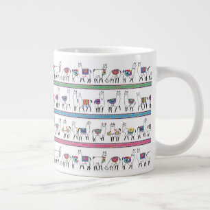 Lamellenmuster Jumbo-Tasse