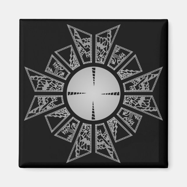 Lamenstern silber magnet (Vorne)