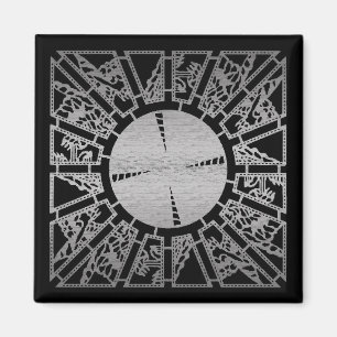 Lament-Platte 1 (Silber) Magnet