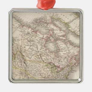 L'Amerique Septentrionale - Nordamerika Ornament Aus Metall