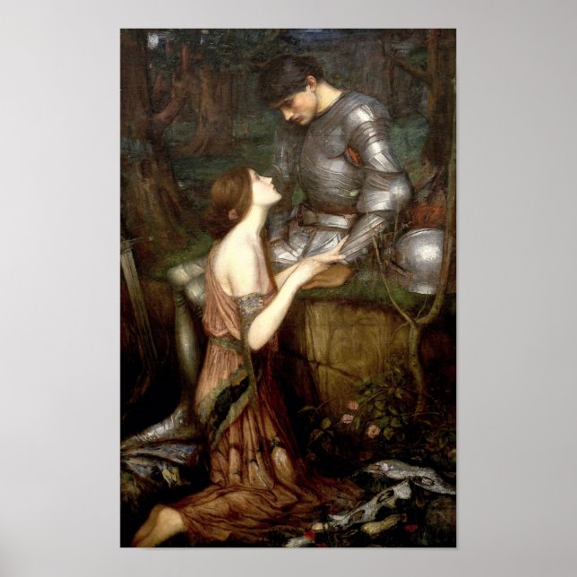 Lamia (1905) von John Waterhouse Poster (Vorne)