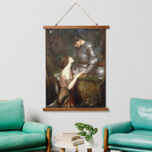 Lamia (1905) von John Waterhouse Wandteppich Mit Holzrahmen