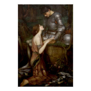 Lamia durch John William Waterhouse glatt Poster