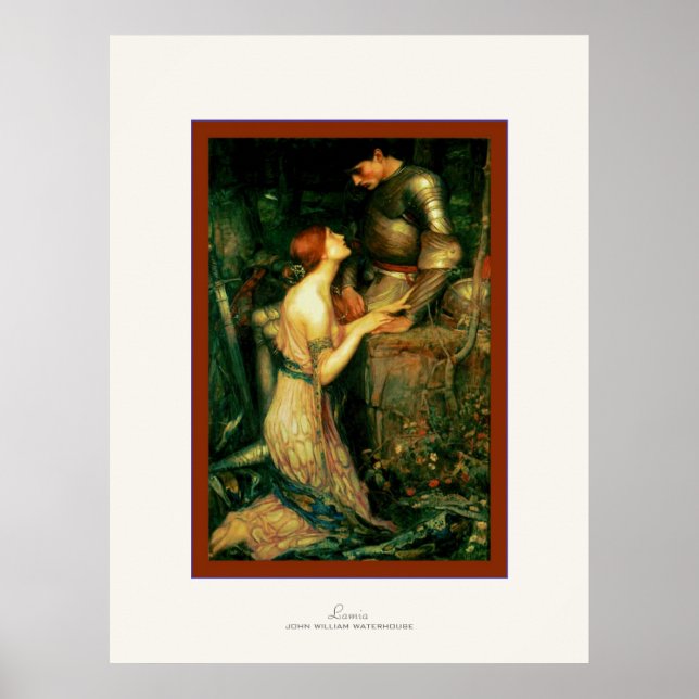 Lamia ~ John William Waterhouse Poster (Vorne)