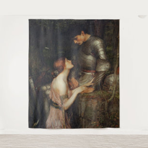 Lamia und der Soldat von J W Waterhouse 1905 Wandteppich