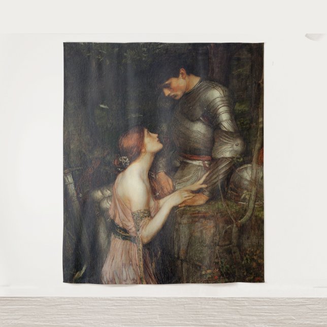 Lamia und der Soldat von J W Waterhouse 1905 Wandteppich (Vorderseite)