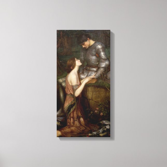Lamia und der Soldat von John William Waterhouse Leinwanddruck (Vorderseite)