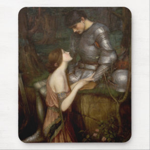 Lamia und der Soldat (von John William Waterhouse) Mousepad