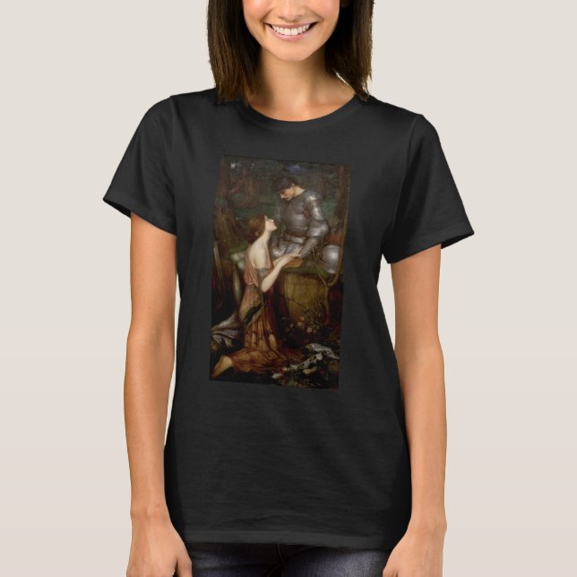 Lamia und der Soldat von John William Waterhouse T-Shirt (Vorderseite)