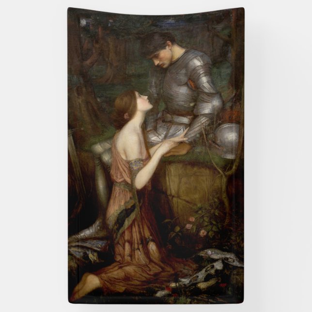 Lamia und der Soldier (von John William Waterhouse Banner (Vertikal)