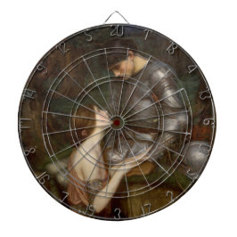 Lamia und der Soldier (von John William Waterhouse Dartscheibe