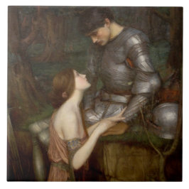 Lamia und der Soldier (von John William Waterhouse Fliese