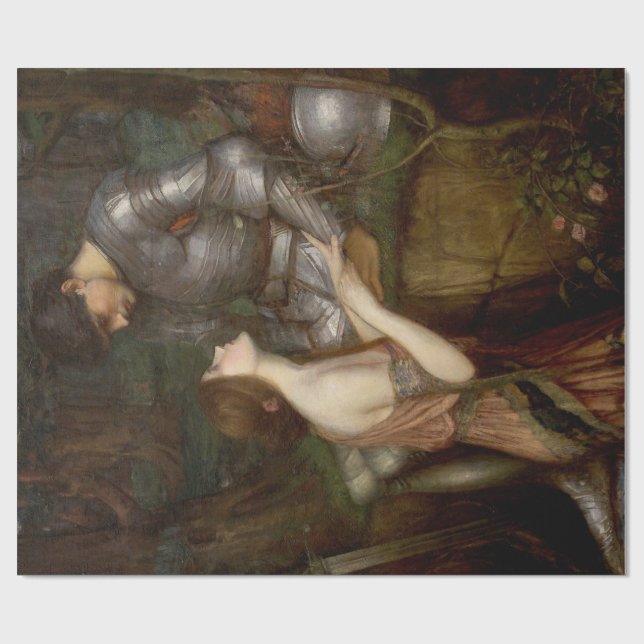 Lamia und der Soldier (von John William Waterhouse Geschenkpapier (Flach)