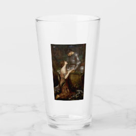 Lamia und der Soldier (von John William Waterhouse Glas