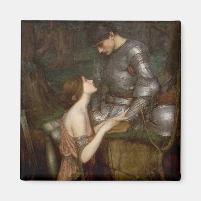 Lamia und der Soldier (von John William Waterhouse Magnet (Vorne)