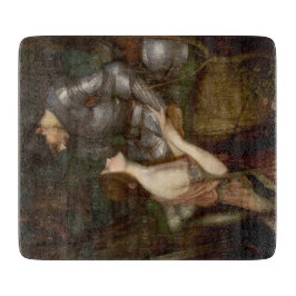 Lamia und der Soldier (von John William Waterhouse Schneidebrett