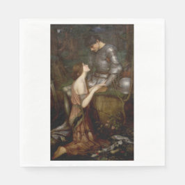 Lamia und der Soldier (von John William Waterhouse Serviette