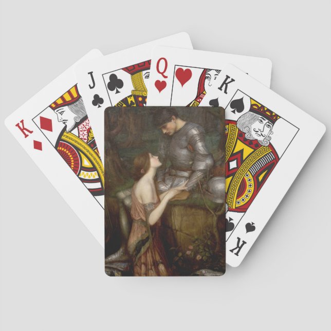 Lamia und der Soldier (von John William Waterhouse Spielkarten (Rückseite)