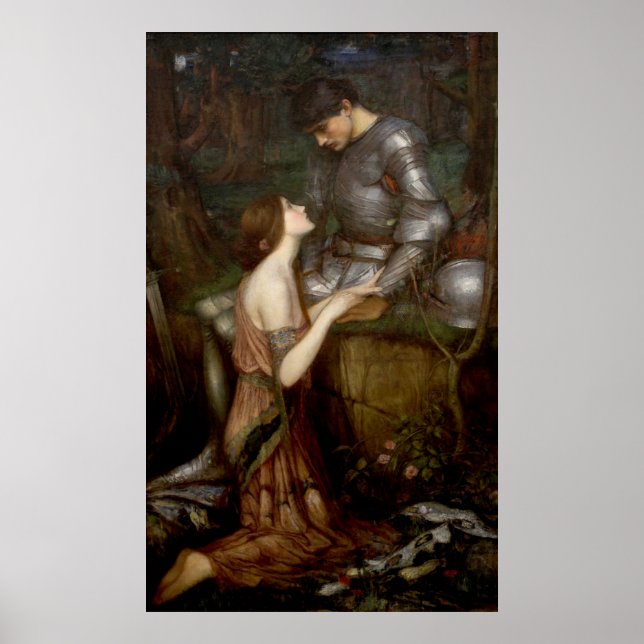 Lamia von John William Waterhouse Poster (Vorne)