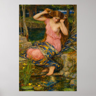 Lamia von John William Waterhouse Poster