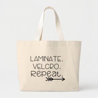 Laminat. Flausch. Wiederholung. Tasche